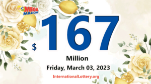 一名维吉尼亚州玩家赢得了 $1,000,000 – Mega Millions 奖金上升至 $1.67 亿。